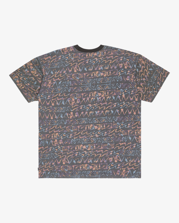 6 Paint Rack Wave Washed - Short Sleeve T-Shirt for Men Grey EBYKT00115 Billabong