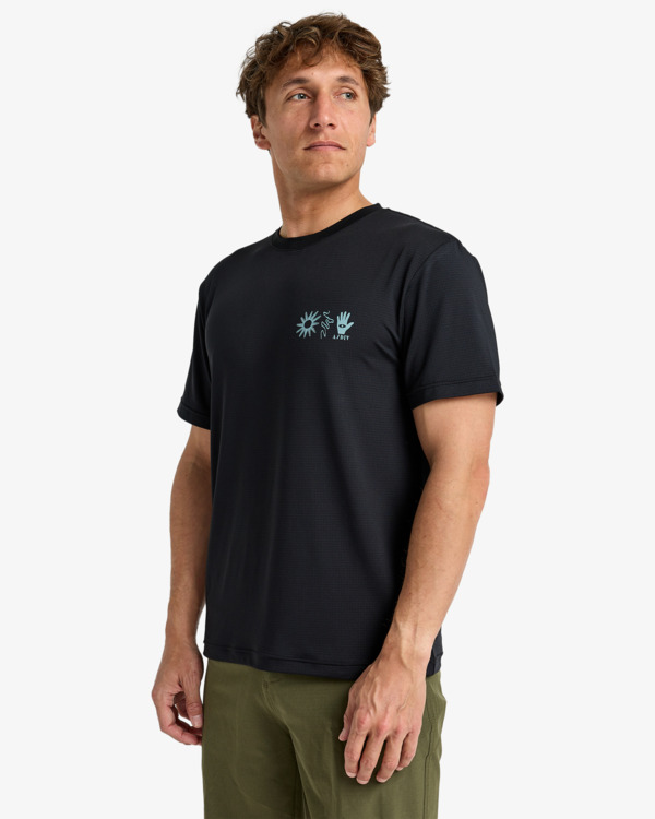 3 Oceanside Perf - Top traforato da Uomo Black EBYKT00117 Billabong