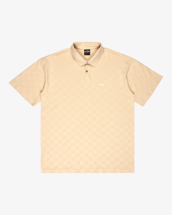 5 Quest - Short Sleeve Polo Shirt for Men Beige EBYKT00118 Billabong