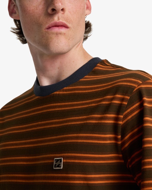 4 Baxter - Short Sleeve T-Shirt for Men Brown EBYKT00120 Billabong