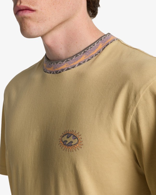 4 Tribal - T-shirt de manga curta para Homem Beige EBYKT00122 Billabong