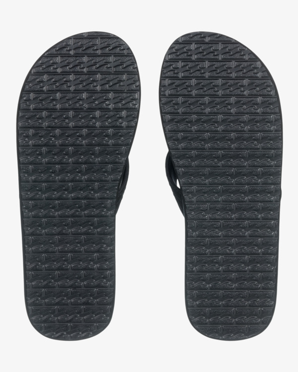 2 All Day Theme - Beach Flip-Flops for Men Black EBYL100019 Billabong