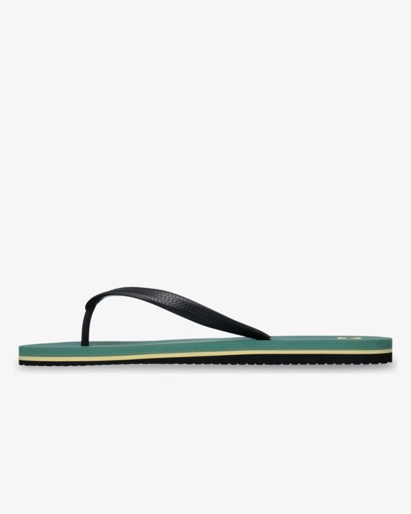 0 Tides Slice - Chanclas de playa para hombre Verde EBYL100023 Billabong