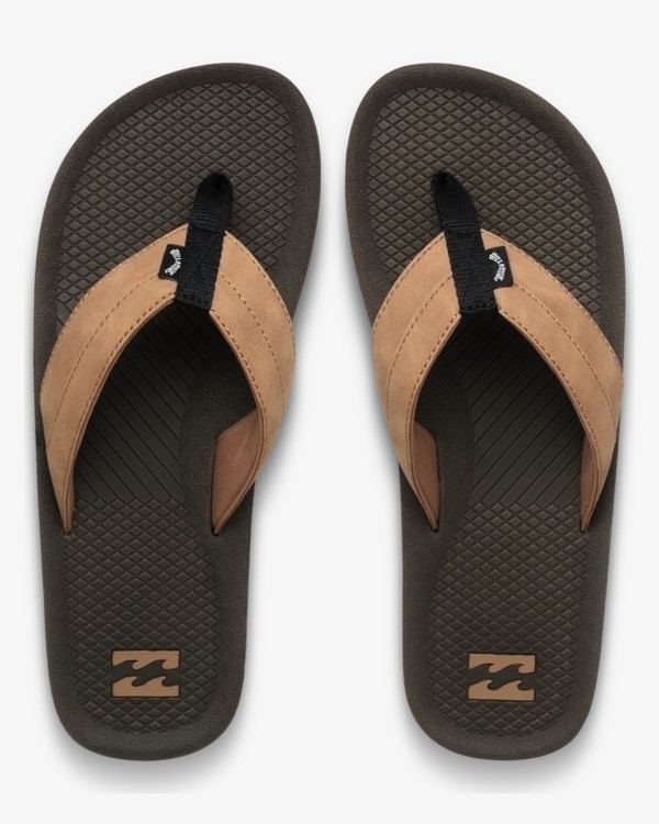 3 OffShore Impact - Chanclas para hombre Marron EBYL100033 Billabong