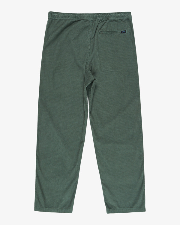 4 Larry - Pantalon à taille élastique pour homme Vert EBYNP00111 Billabong