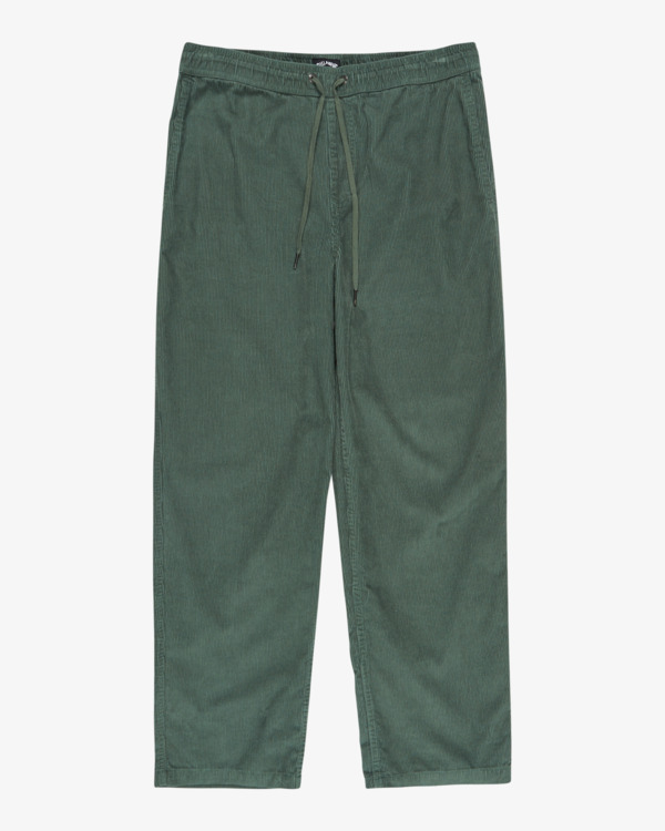 3 Larry - Pantalon à taille élastique pour homme Vert EBYNP00111 Billabong