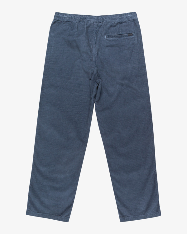 4 Larry Cord - Elasticated Waist Corduroy Trousers for Men Black EBYNP00111 Billabong