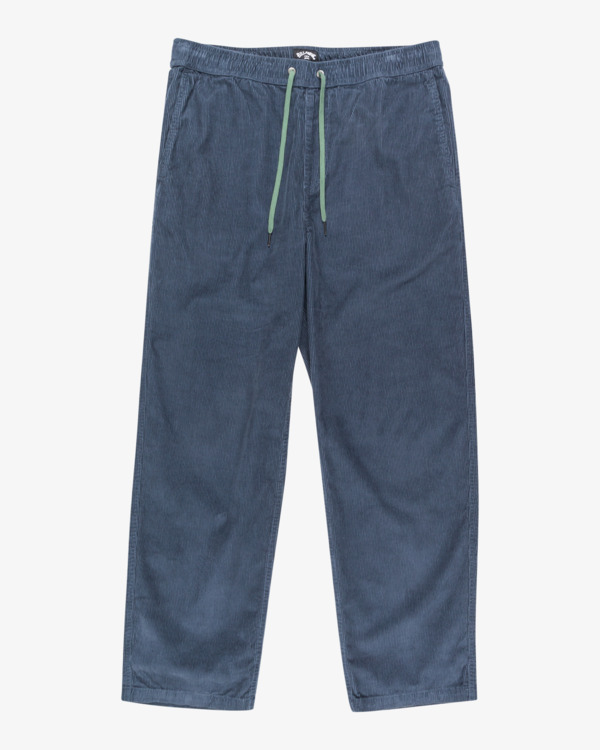 3 Larry Cord - Elasticated Waist Corduroy Trousers for Men Black EBYNP00111 Billabong