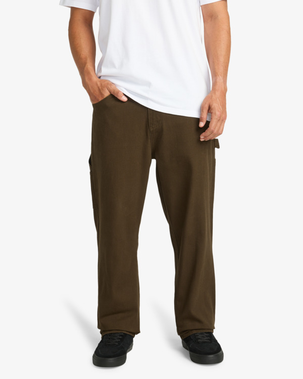 0 Bad Dog Workwear - Jeans d'inspiration Workwear pour Homme Marron EBYNP00114 Billabong