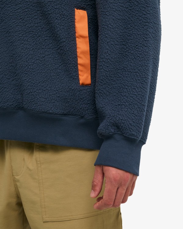 5 Boundary Shore - Polar con media cremallera para hombre Negro EBYPF03000 Billabong