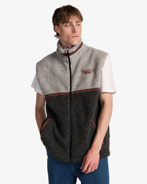 0 Tombstone - Polar con media cremallera para hombre Negro EBYPF03002 Billabong