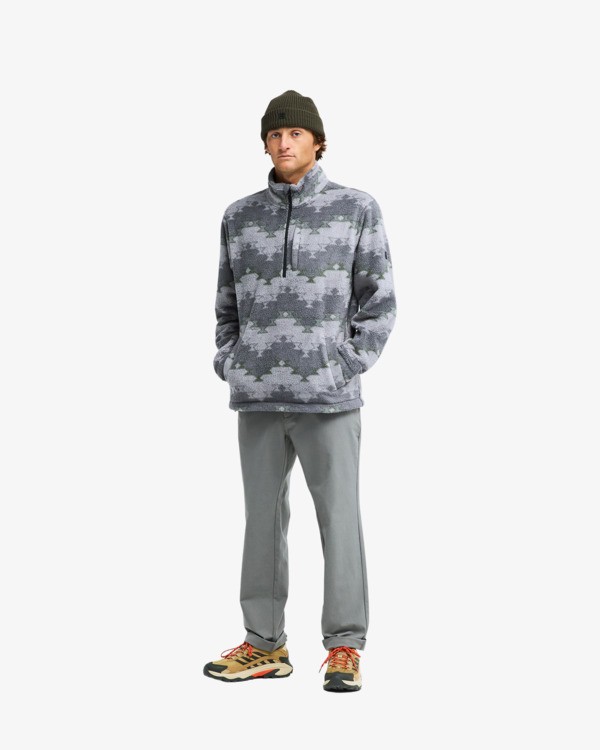 1 Boundary Mock Neck Gray EBYPF03003 Billabong