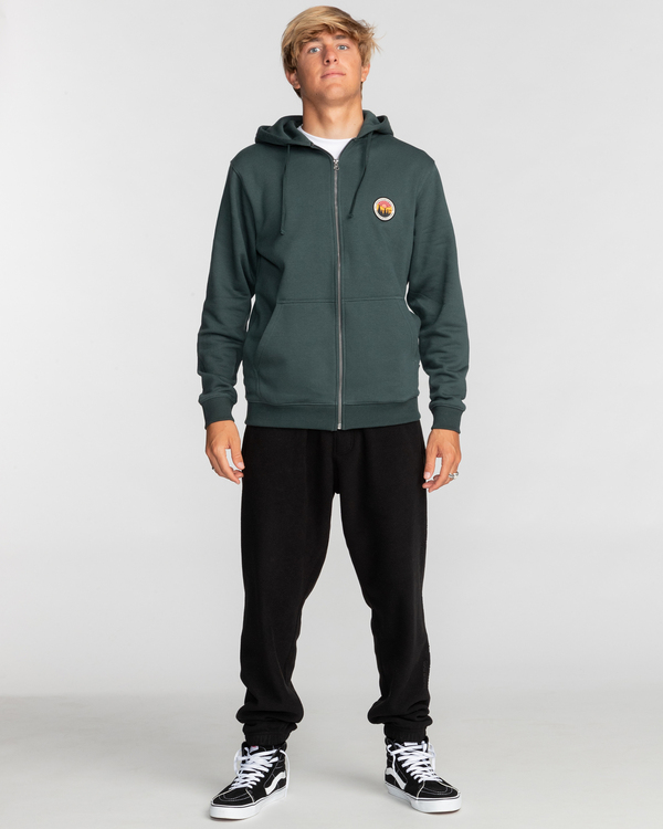 2 A/Div Walled - Kapuzenpulli für Männer Grün EBYSF00140 Billabong