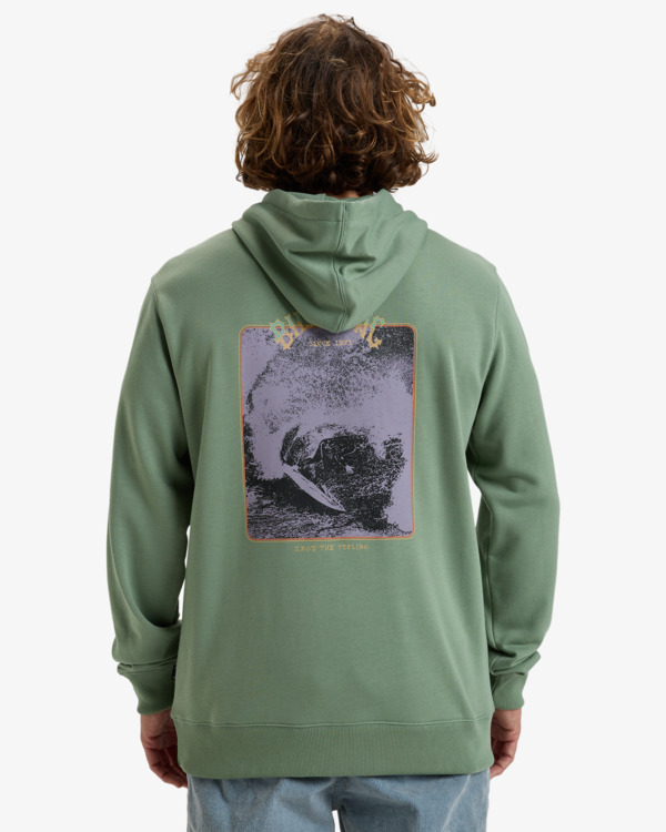 3 Foundation Po - Hoody voor Heren Green EBYSF00163 Billabong