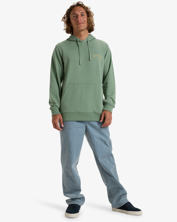 2 Foundation Po - Pullover Hoodie for Men Green EBYSF00163 Billabong