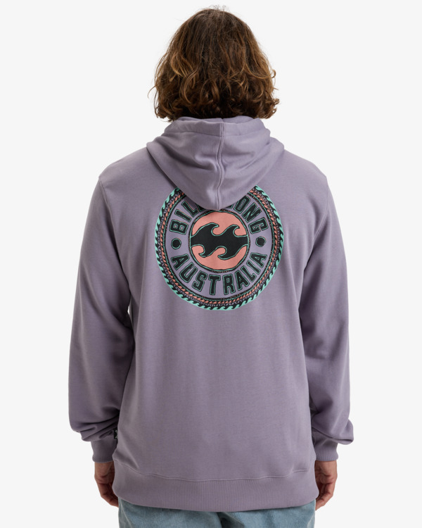 2 Foundation Po - Sweatshirt com capuz para Homem Roxo EBYSF00163 Billabong