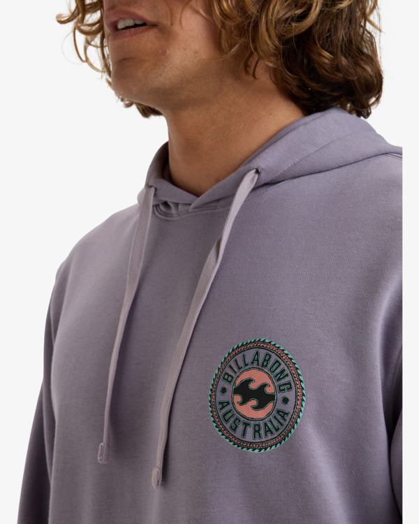 5 Foundation Po - Hoody voor Heren Purple EBYSF00163 Billabong