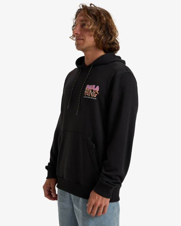 2 Compass - Pullover con cappuccio da Uomo Black EBYSF00164 Billabong