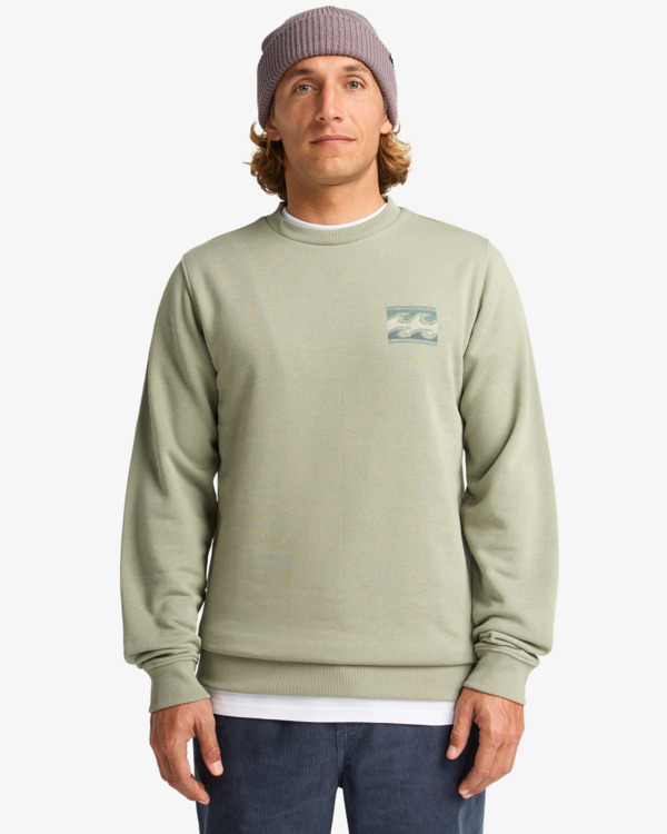 0 Foundation Cr - Sweatshirt for Men Green EBYSF00170 Billabong