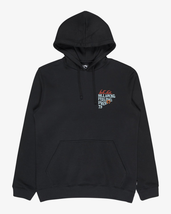 6 Foundation Po - Kapuzenpulli für Männer Schwarz EBYSF00175 Billabong