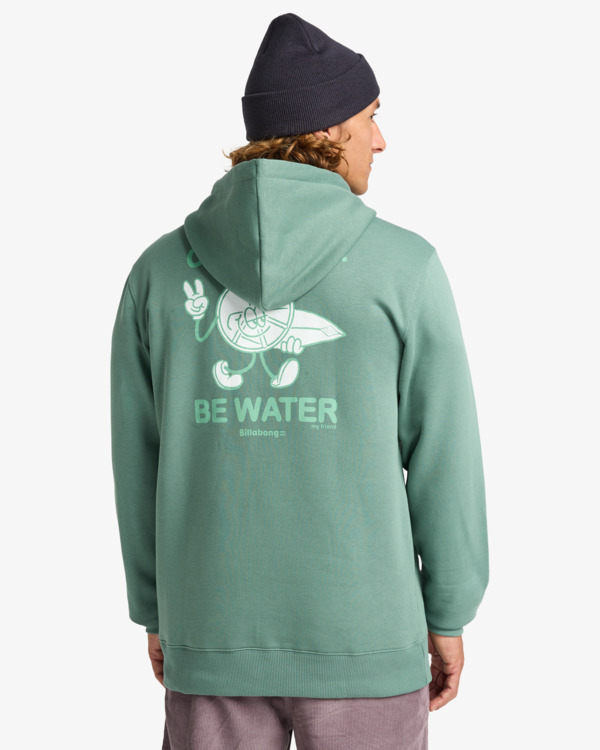 2 Foundation Po - Sudadera con capucha para hombre Azul EBYSF00175 Billabong