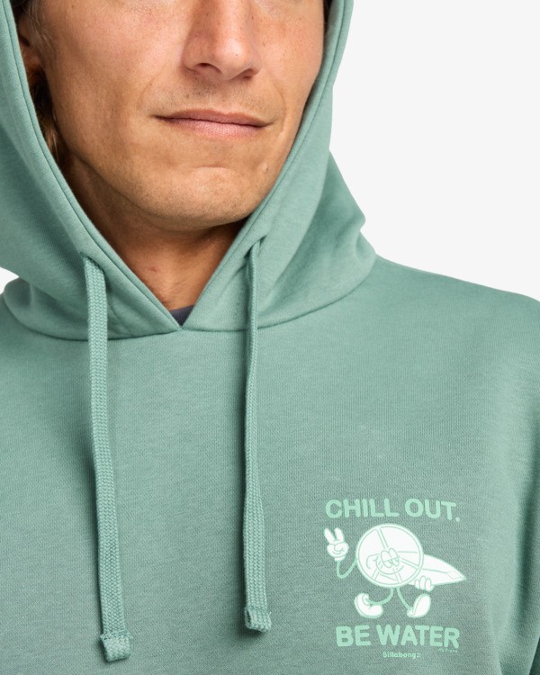 4 Foundation Po - Sudadera con capucha para hombre Azul EBYSF00175 Billabong