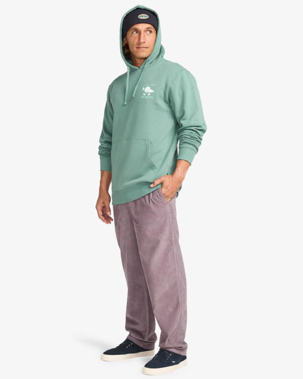 1 Foundation Po - Sudadera con capucha para hombre Azul EBYSF00175 Billabong