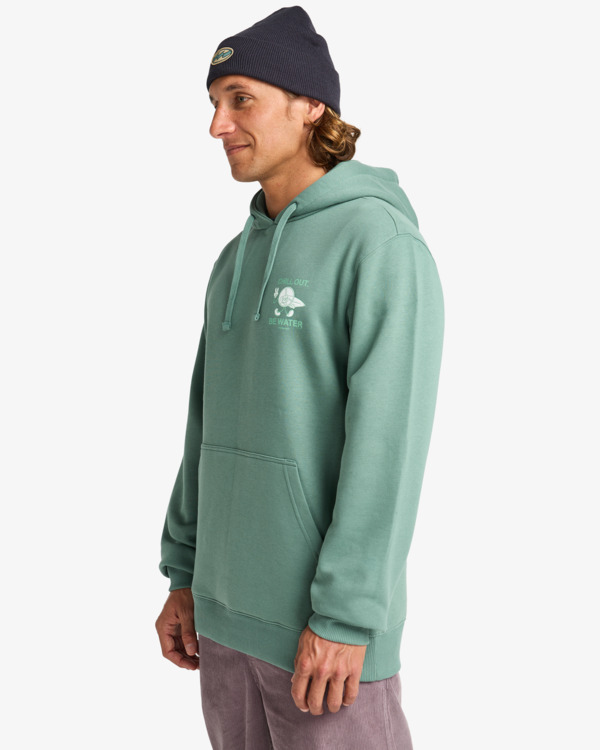 3 Foundation Po - Sudadera con capucha para hombre Azul EBYSF00175 Billabong