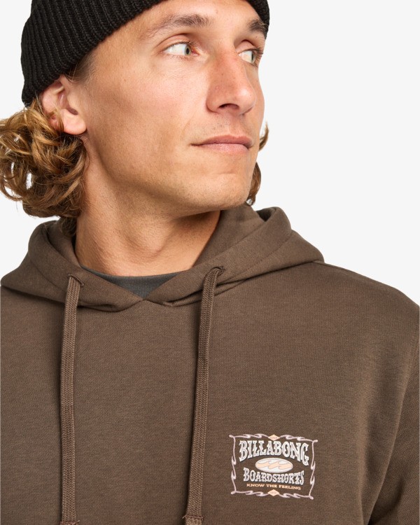 4 Foundation Po - Hoodie for Men Brown EBYSF00175 Billabong