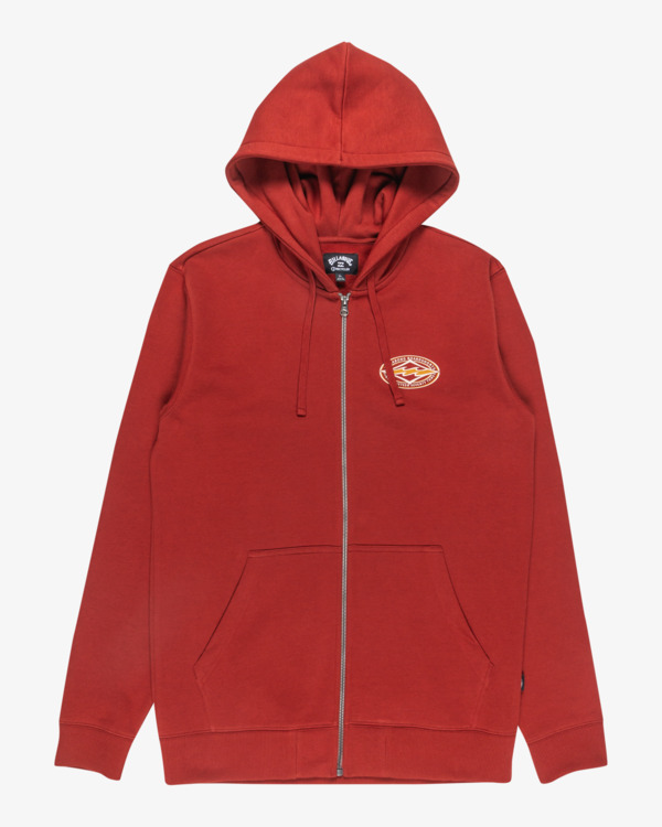 6 Foundation - Sudadera con capucha para hombre Rojo EBYSF00177 Billabong