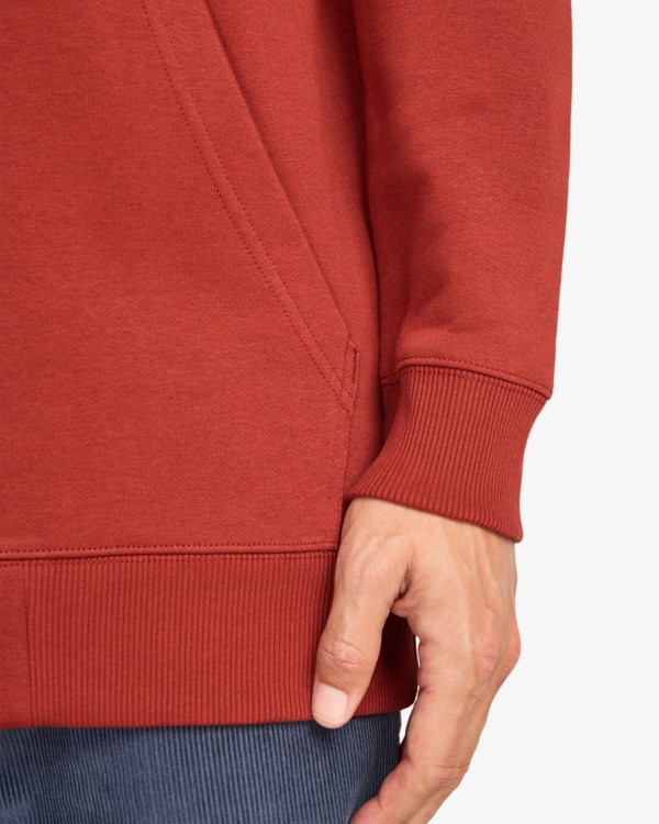 5 Foundation - Sudadera con capucha para hombre Rojo EBYSF00177 Billabong