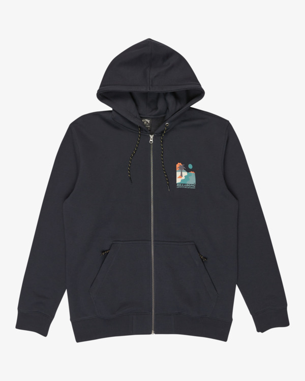 8 Compass - Zip-Hoodie für Männer Schwarz EBYSF00179 Billabong