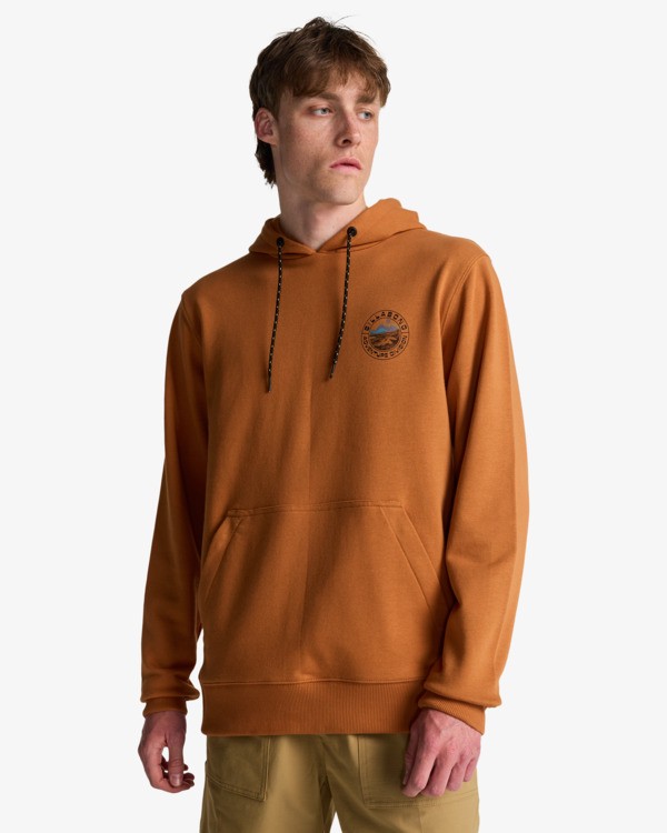 0 Compass - Sweatshirt for Men Brown EBYSF00182 Billabong