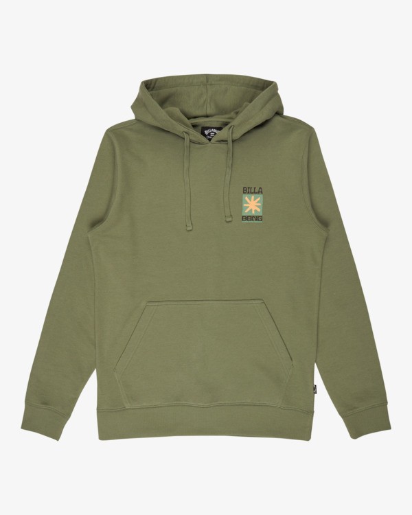 7 Foundation - Sweat &agrave; capuche pour Homme Vert EBYSF00184 Billabong