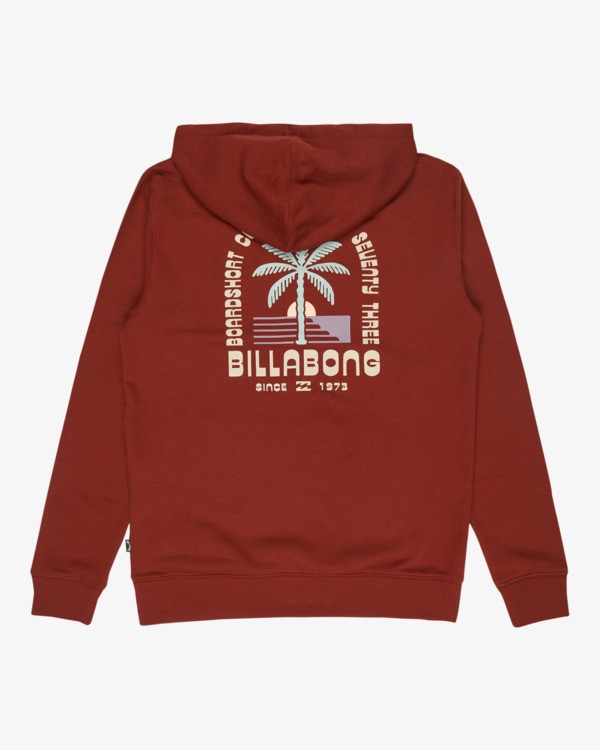7 Foundation - Sweat &agrave; capuche pour Homme Rouge EBYSF00184 Billabong