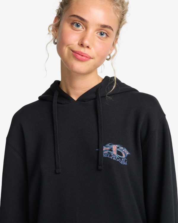 5 Foundation - Sweat &agrave; capuche pour Homme Noir EBYSF00184 Billabong