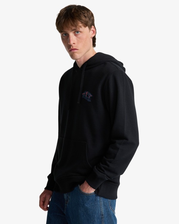 4 Foundation - Sweat &agrave; capuche pour Homme Noir EBYSF00184 Billabong