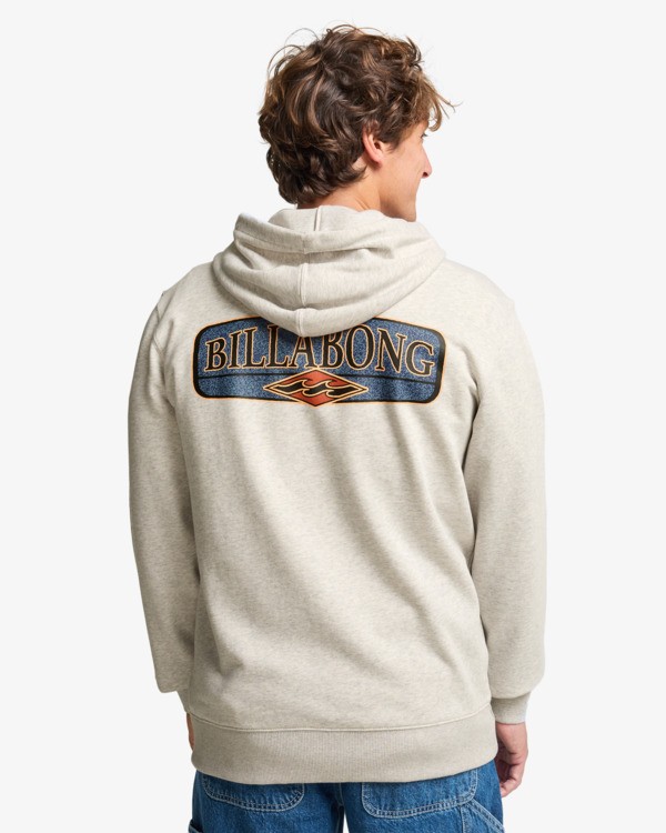 2 Foundation - Sweat &agrave; capuche pour Homme Gris EBYSF00184 Billabong