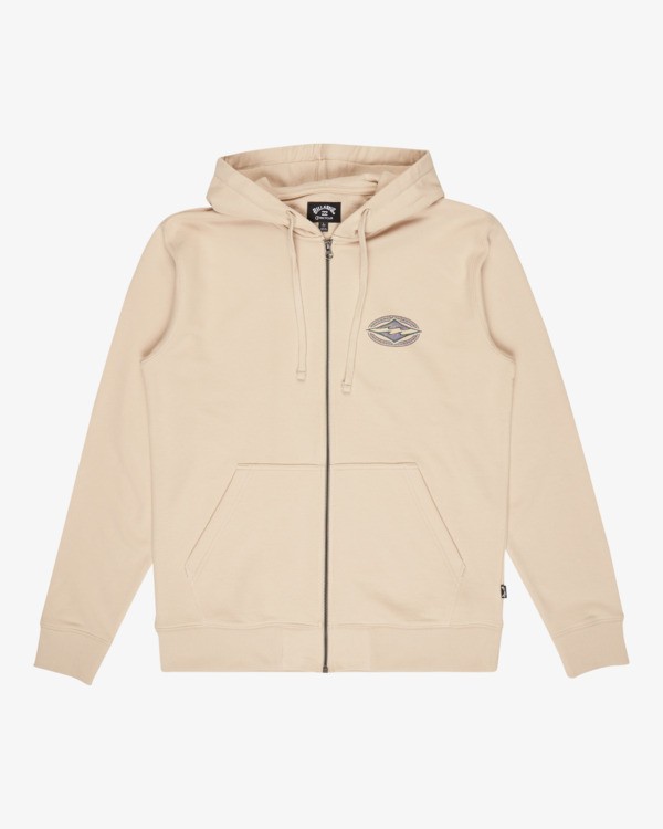 7 Foundation - Hoodie met Rits voor Heren Beige EBYSF00185 Billabong