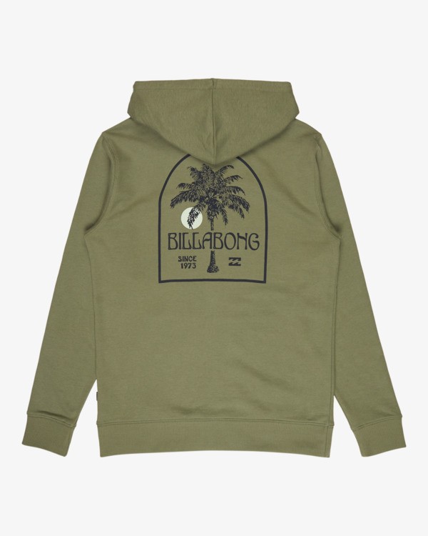 7 Foundation - Hoodie met Rits voor Heren Green EBYSF00185 Billabong