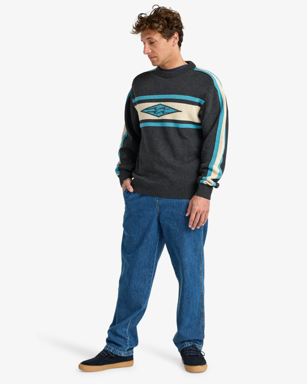 1 Unlock Diamond - Pull pour Homme Noir EBYSW00105 Billabong