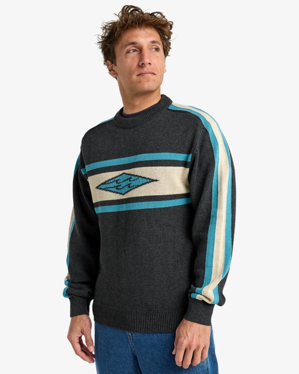 3 Unlock Diamond - Pull pour Homme Noir EBYSW00105 Billabong