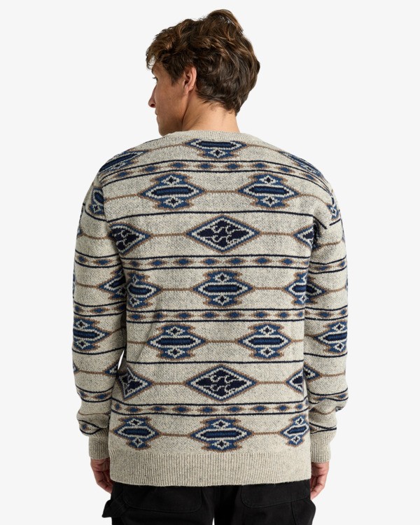 2 Ranchero - Rundhalspullover für Männer Beige EBYSW00106 Billabong