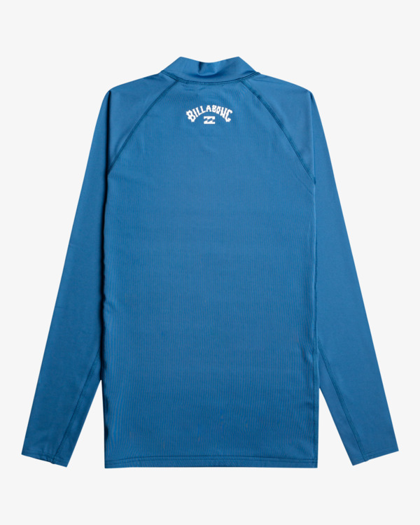 5 Waves All Day - Long Sleeve UPF 50 Rash Vest for Men Blue EBYWR00102 Billabong