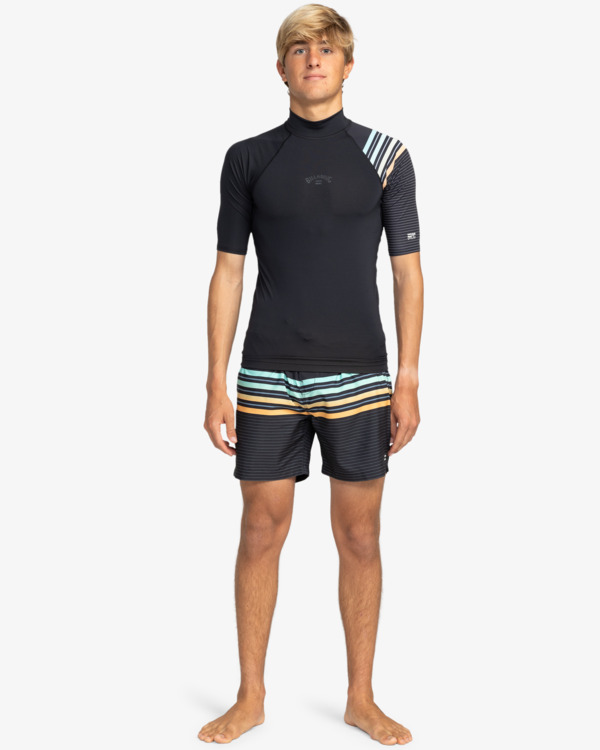 4 Contrast - Licra protetora de manga curta com UPF 50 para homem  EBYWR00114 Billabong