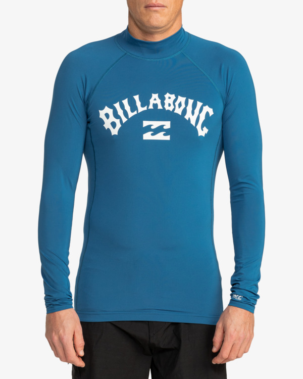 0 Logo Surf - T-shirt de surf à manches longues UPF50 pour homme Bleu EBYWR03011 Billabong