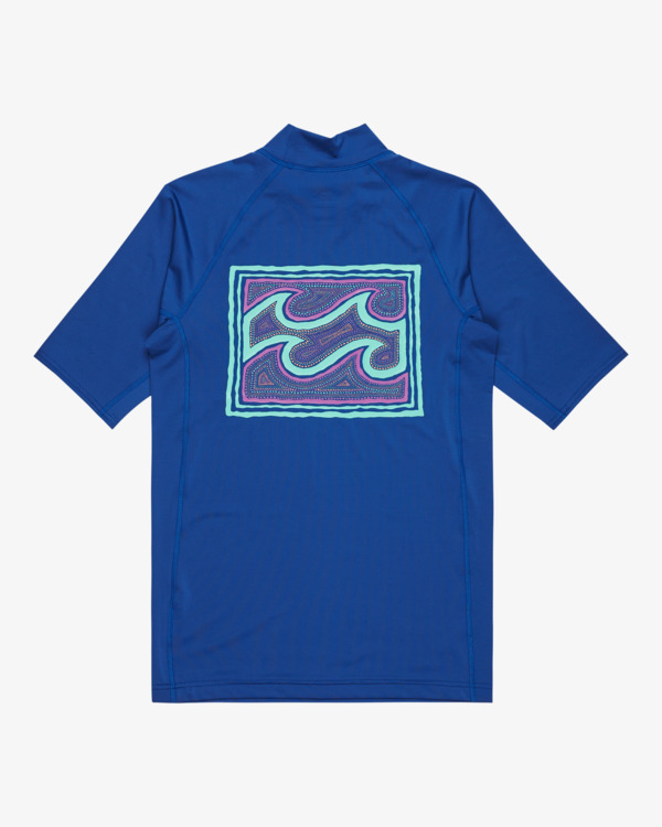 6 Know The Feeling - T-shirt de surf à manches courtes UPF50 pour Homme Bleu EBYWR03020 Billabong