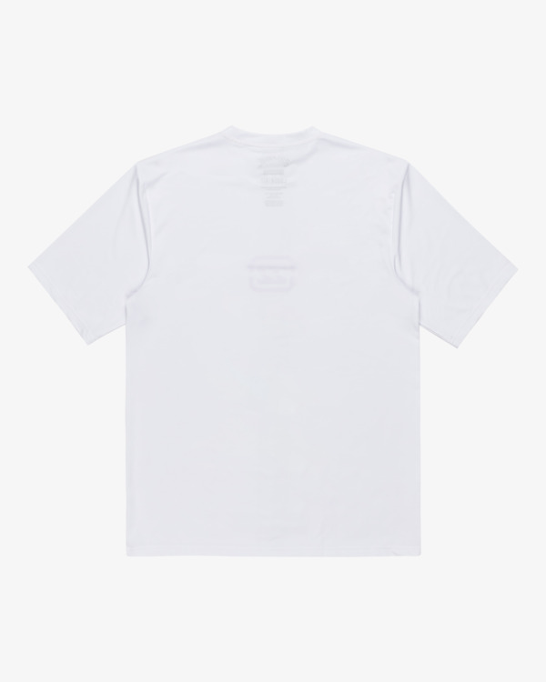 6 Bracket Wave - T-shirt de mangas curtas UPF 50, para surf para Homem Branco EBYWR03021 Billabong