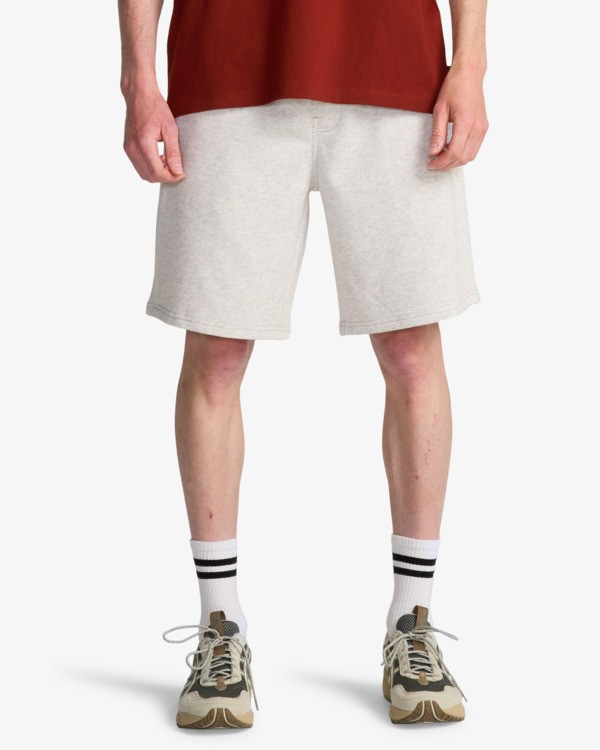 0 Arch 19" - Elastic Waist Walkshorts for Men Grey EBYWS00112 Billabong