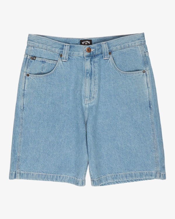 6 Big 21" - Denim Shorts for Men Blue EBYWS00113 Billabong